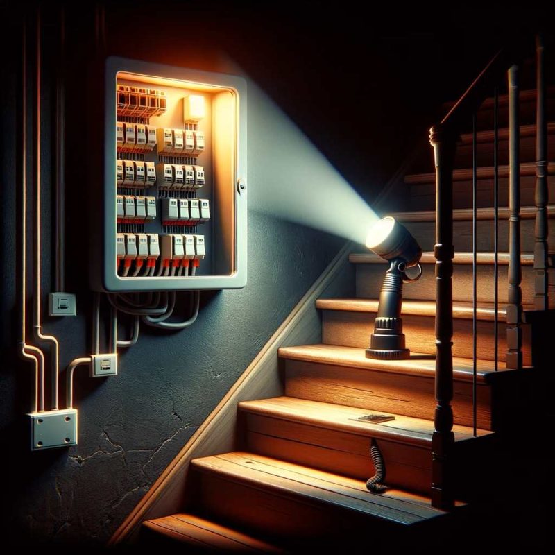 why do the down stairs lights keep tripping