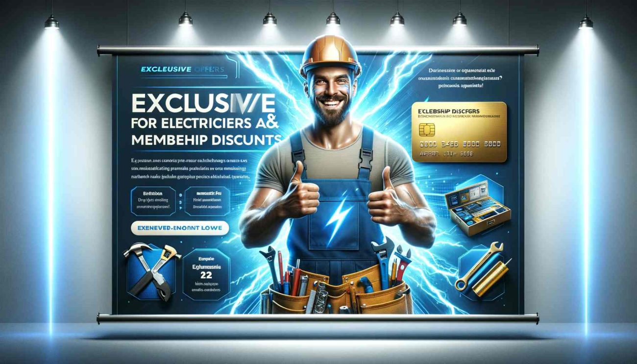 Exclusive Offers for Electricians and Membership Discounts