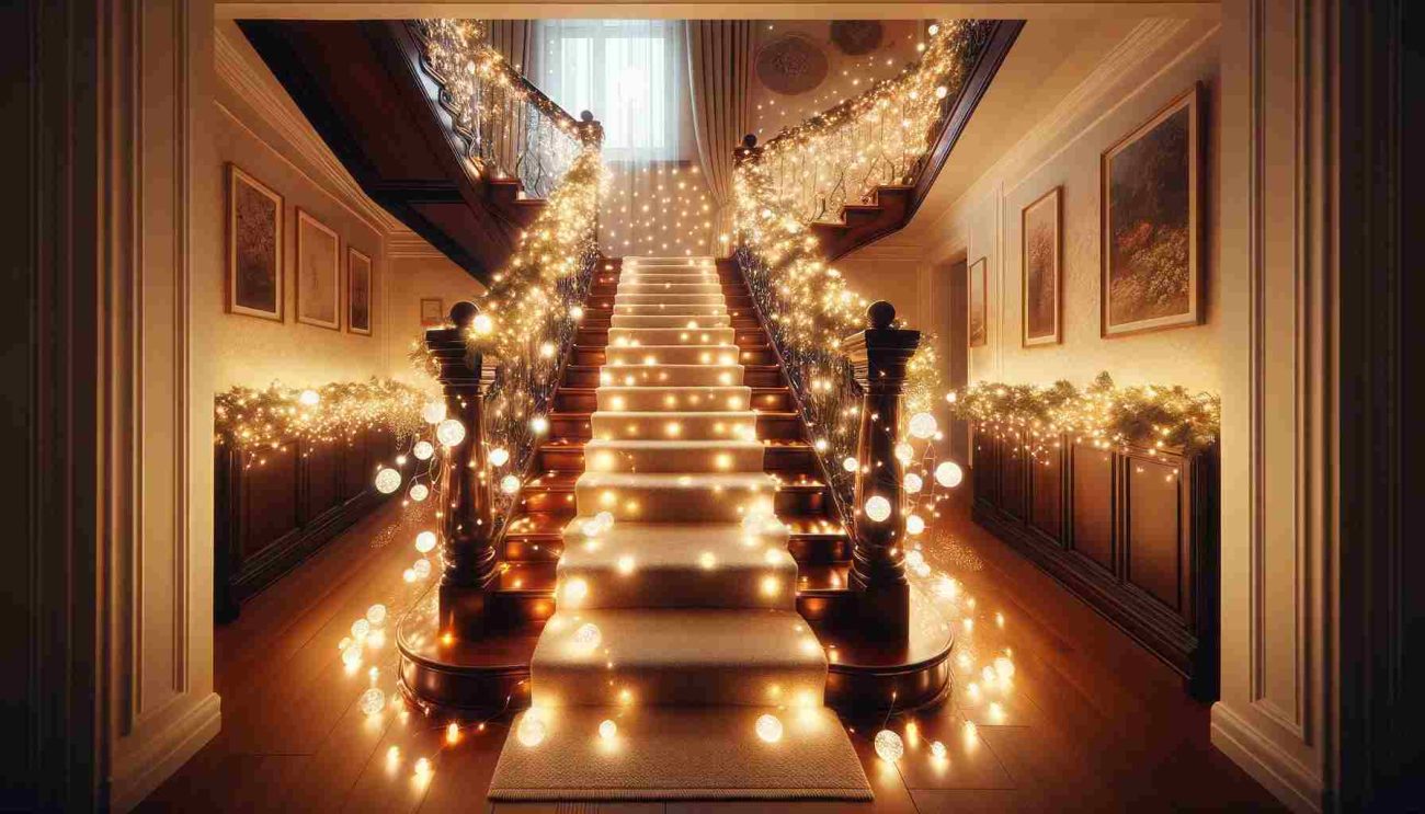 fairy lights for stairs