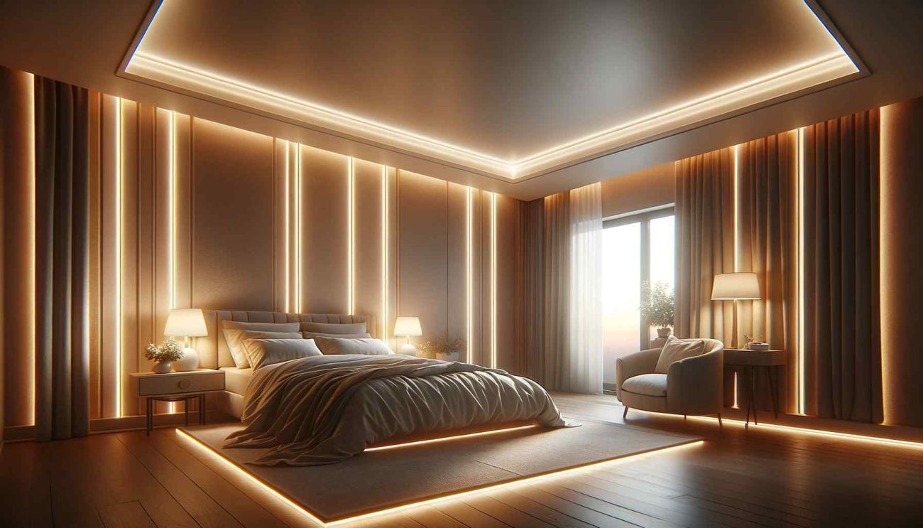 led strip lights for bedroom ceiling