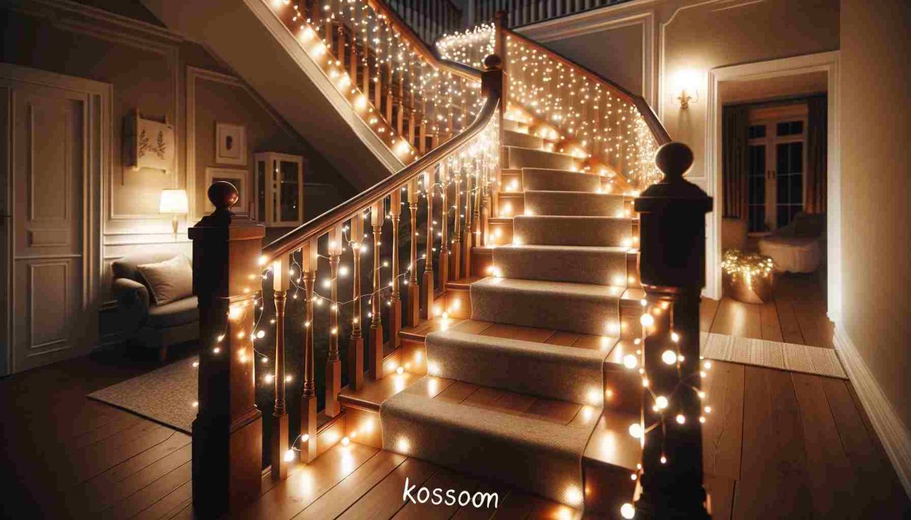 fairy lights for stairs