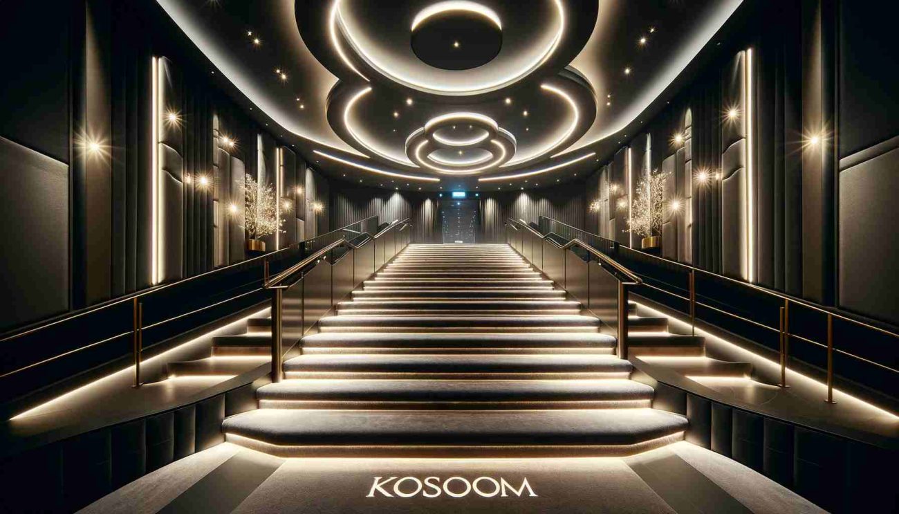 cinema stair lighting