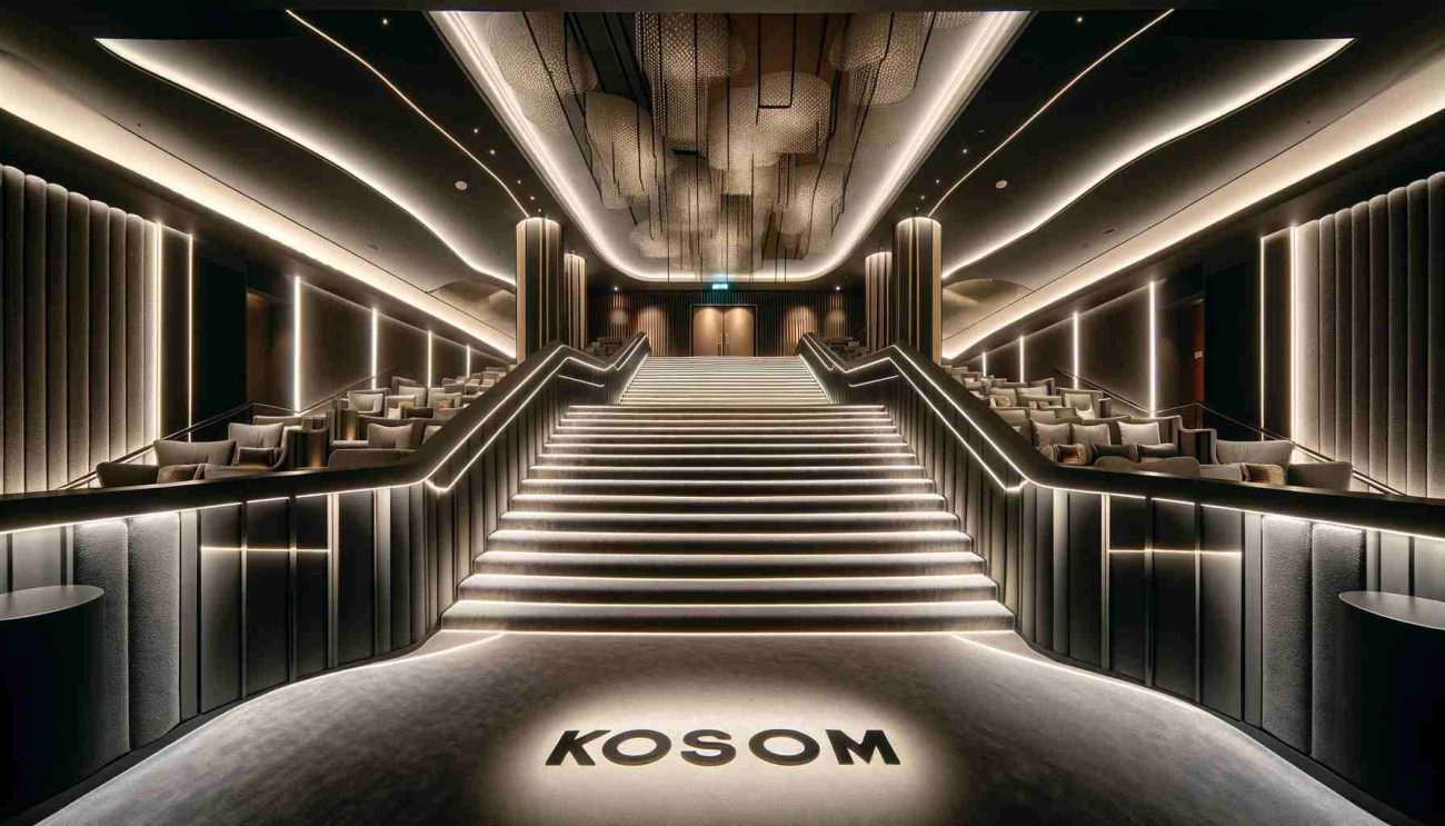 cinema stair lighting