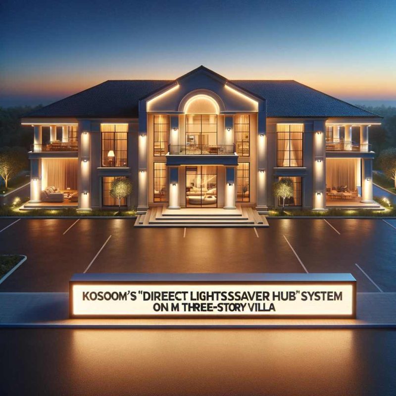 Kosoom’s “DirectLightSaver Hub” System