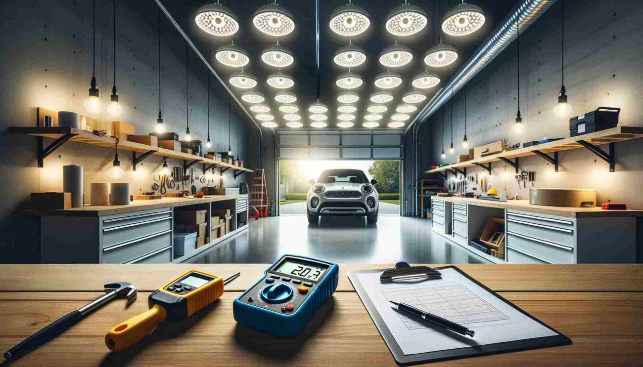 how many lumens for 2 car garage
