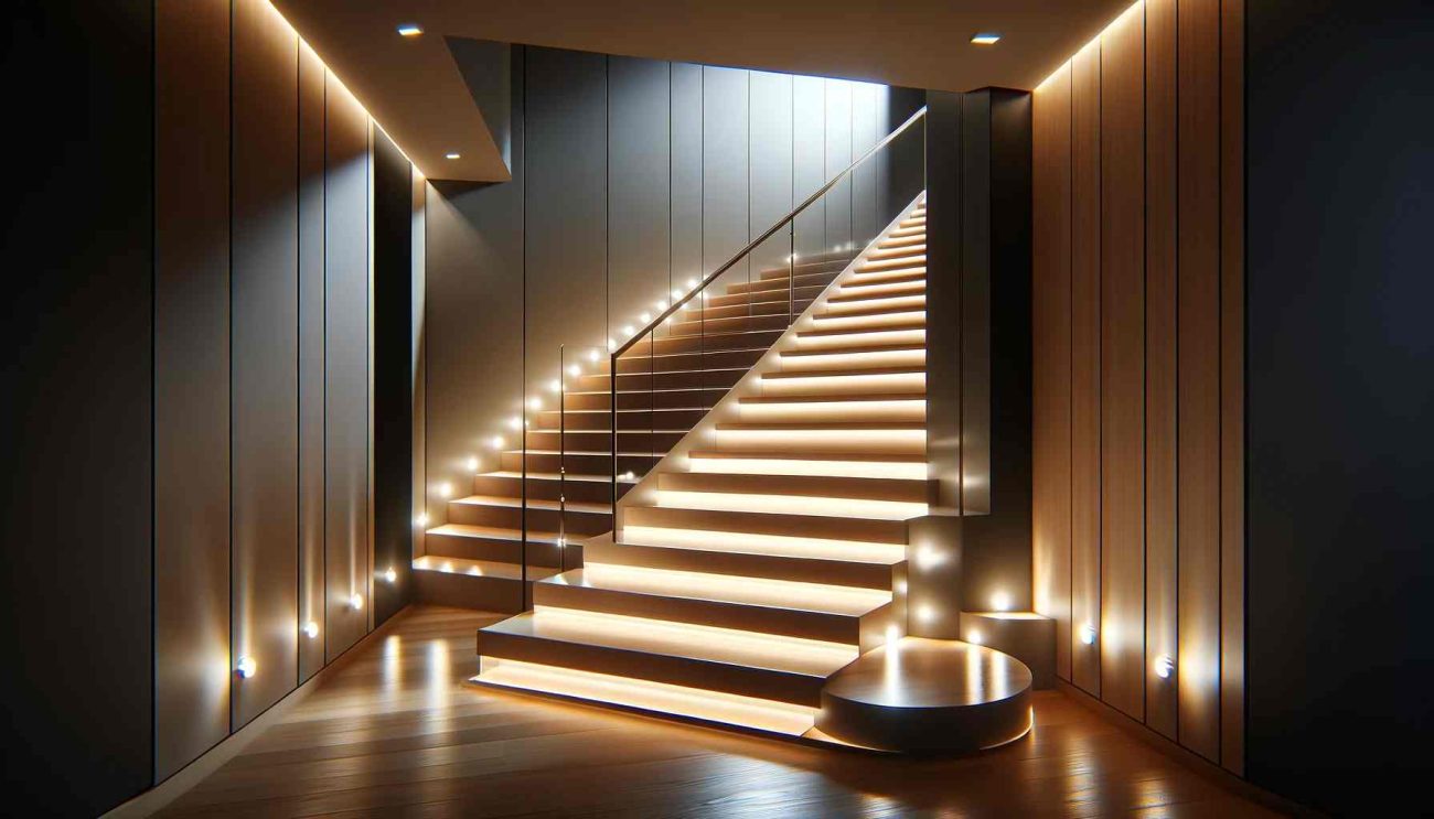 recessed lights for stairs