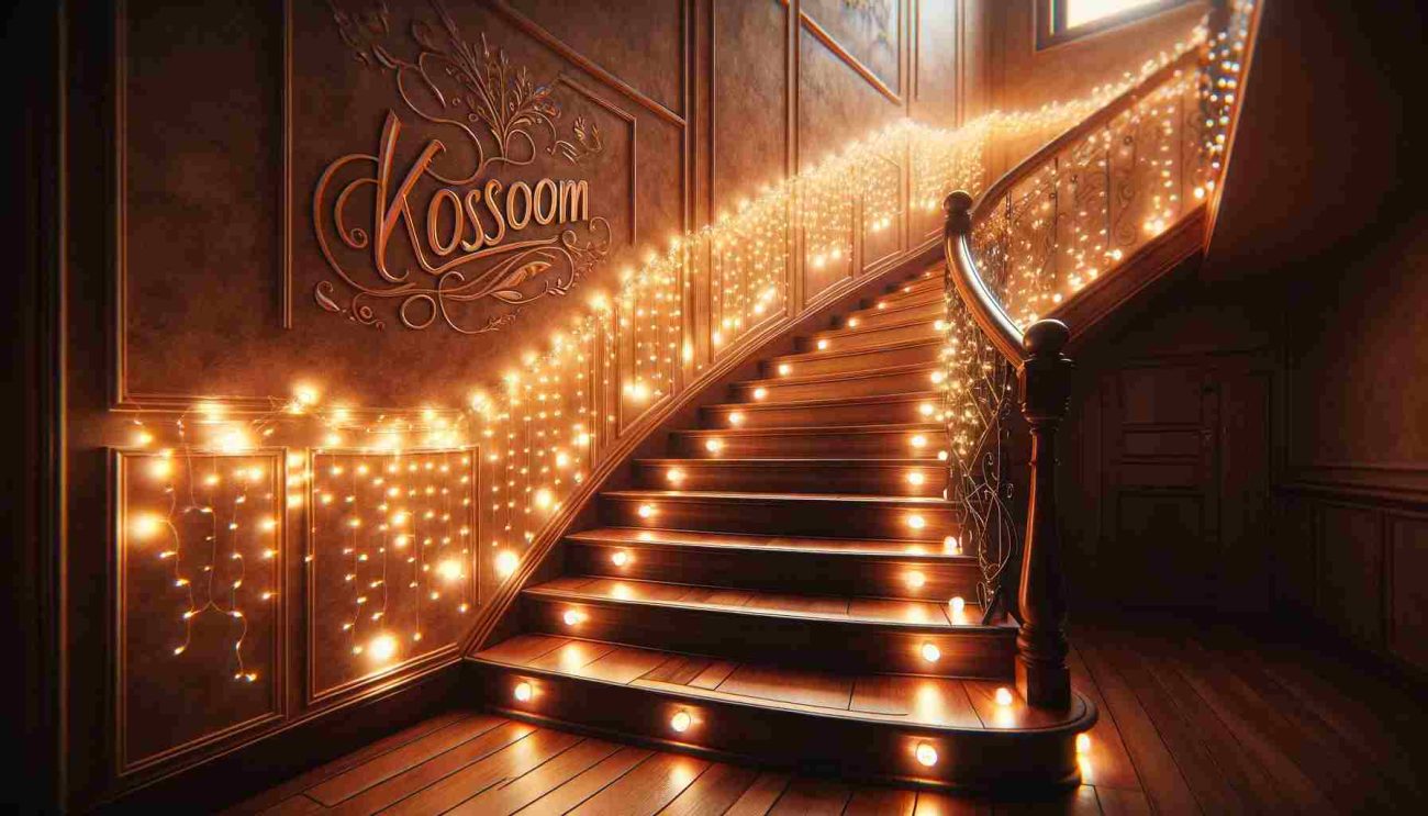 fairy lights for stairs