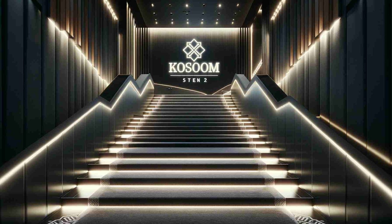 cinema stair lighting