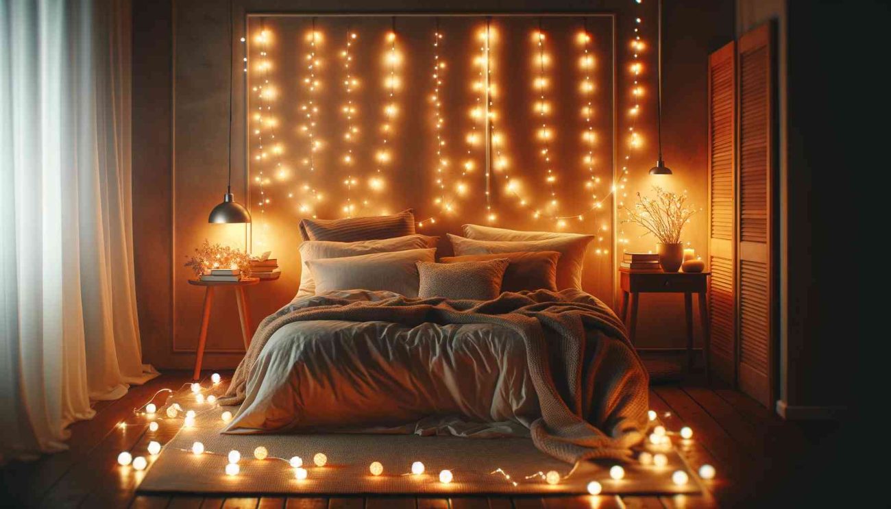 string lights for bedroom