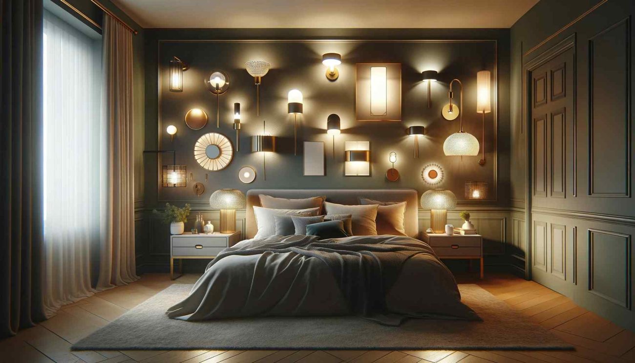 bedroom wall lights