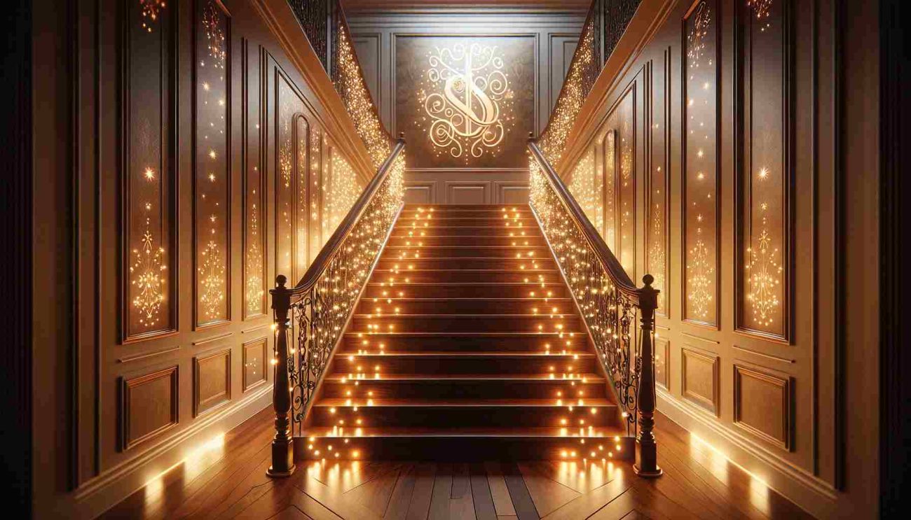 fairy lights for stairs