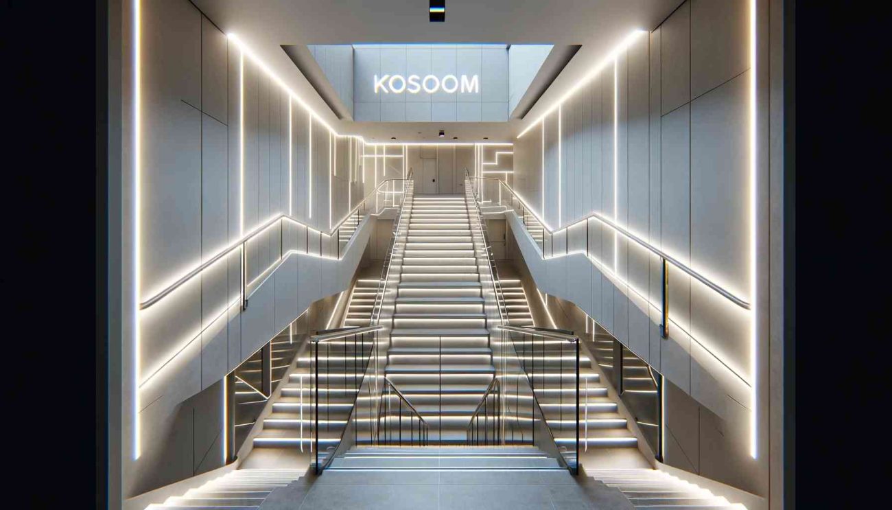 communal stair lighting