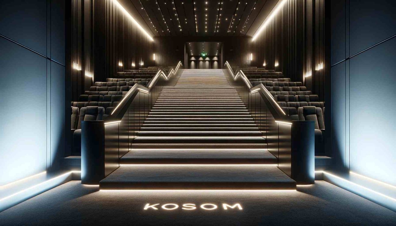 cinema stair lighting