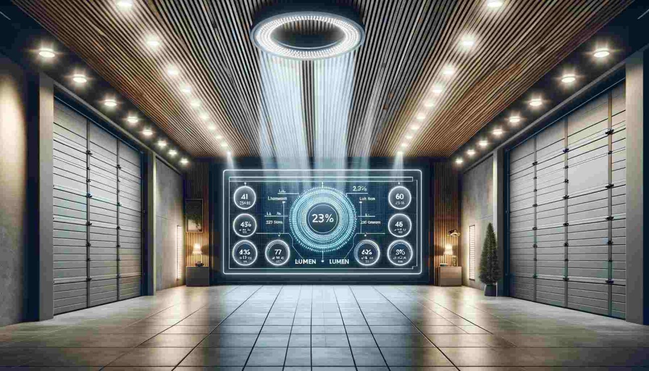 how many lumens do i need for a garage