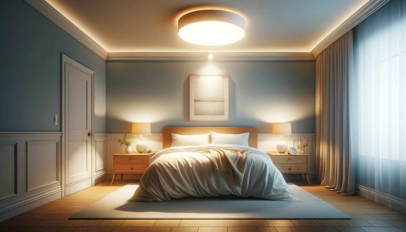 how many watts do i need for a bedroom light