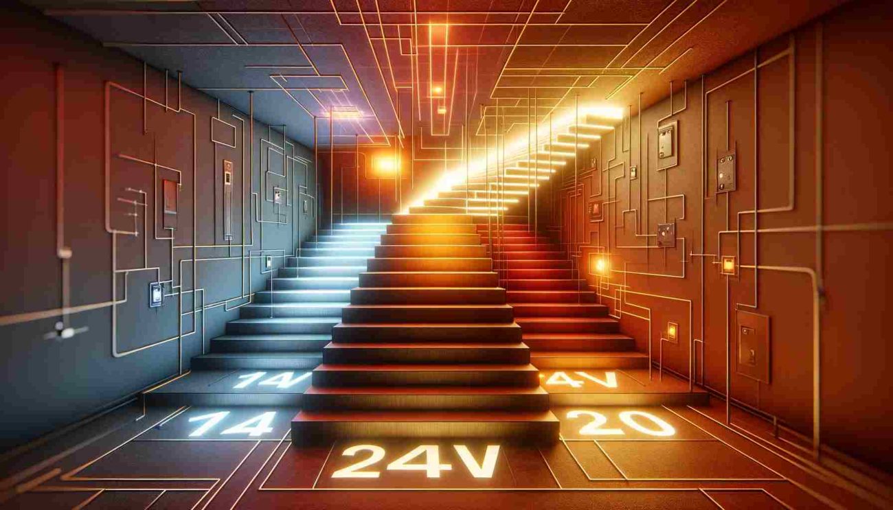 are stair lights 12v or 240v