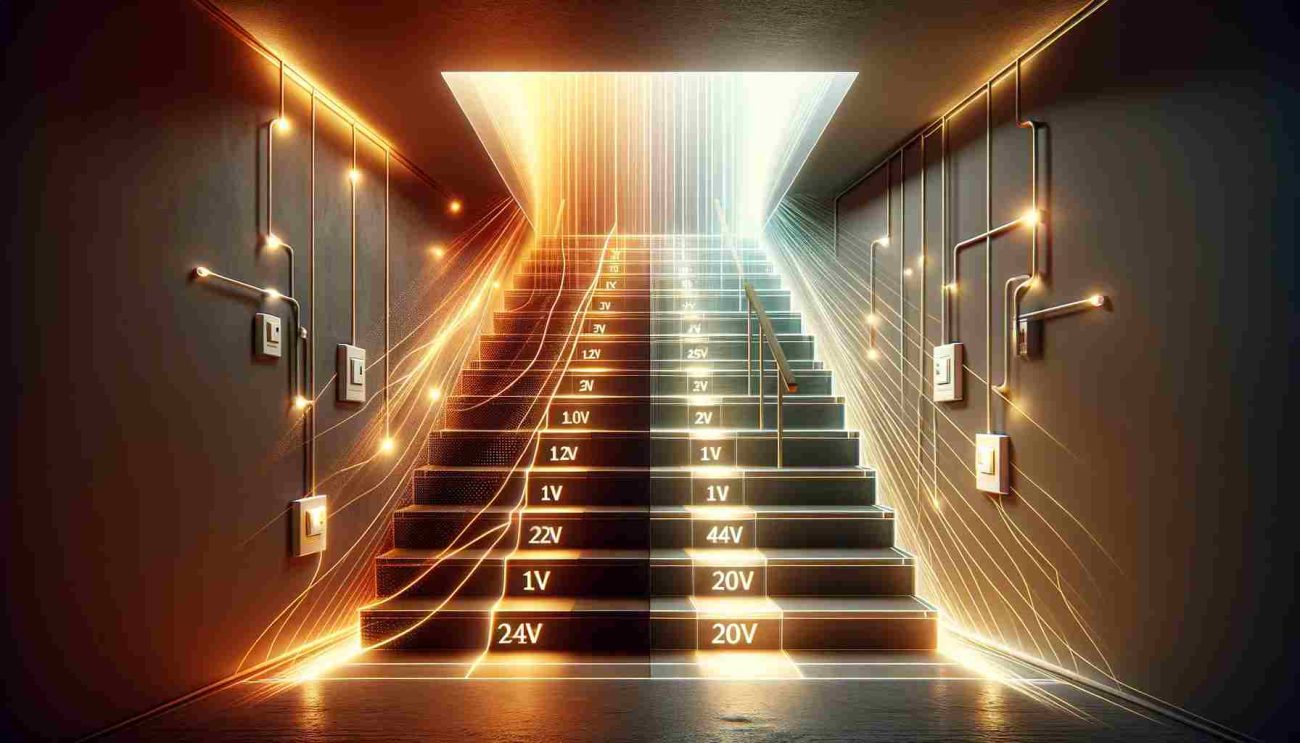 are stair lights 12v or 240v