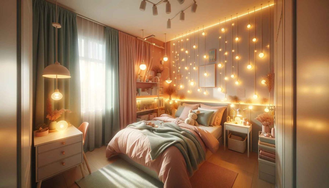 small bedroom lighting