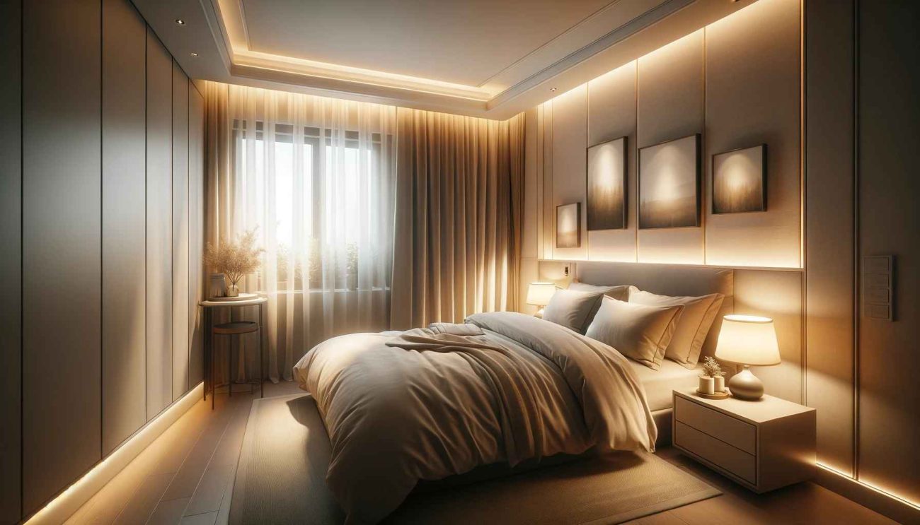 small bedroom lighting