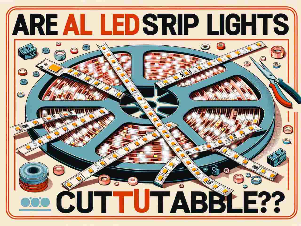 are all led strip lights cuttable