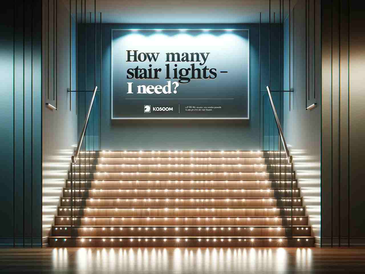 how many stair lights do i need