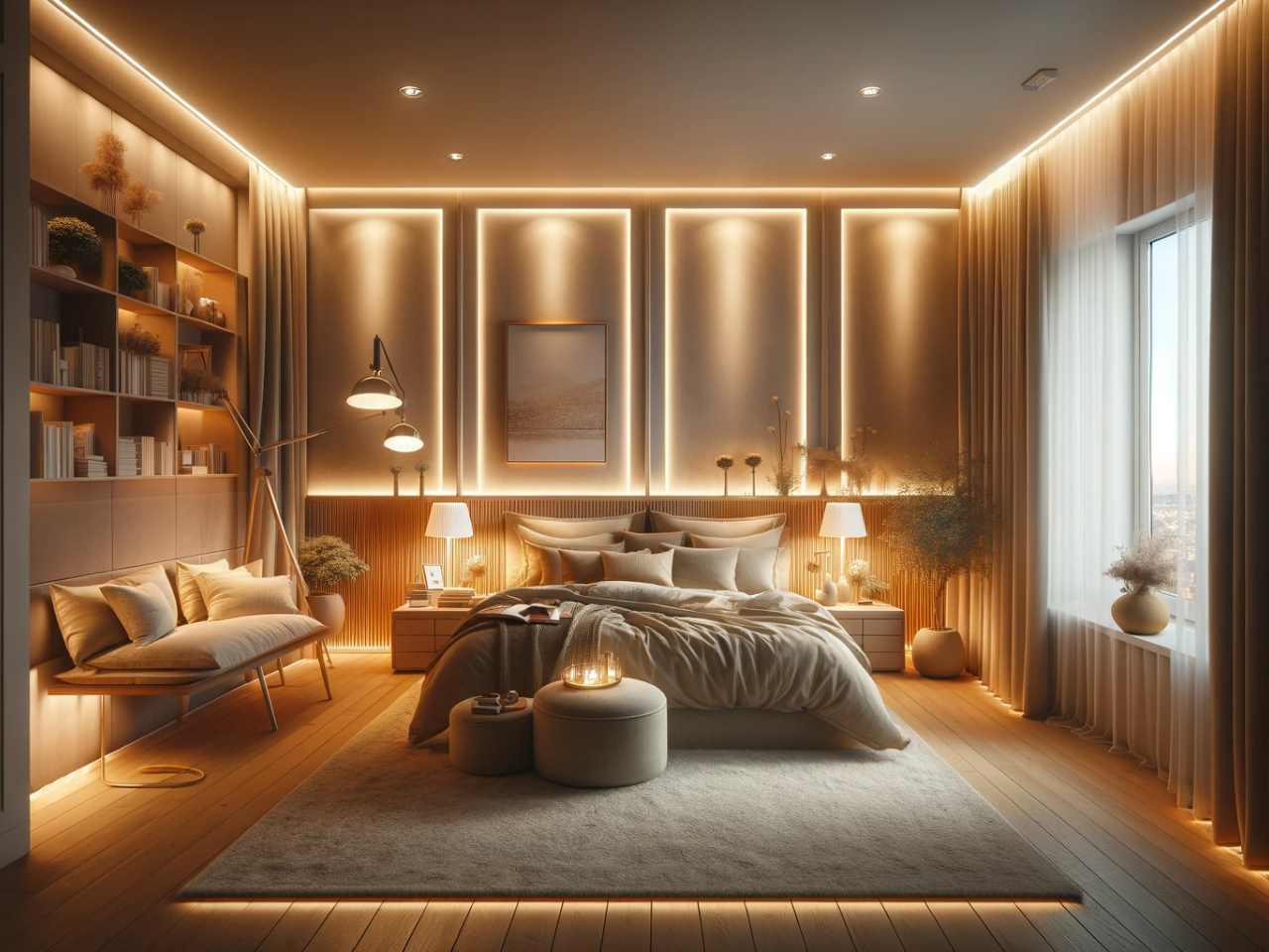 how to design bedroom lighting