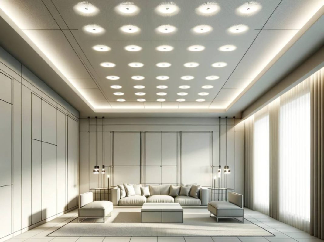 Recessed lighting layout guide