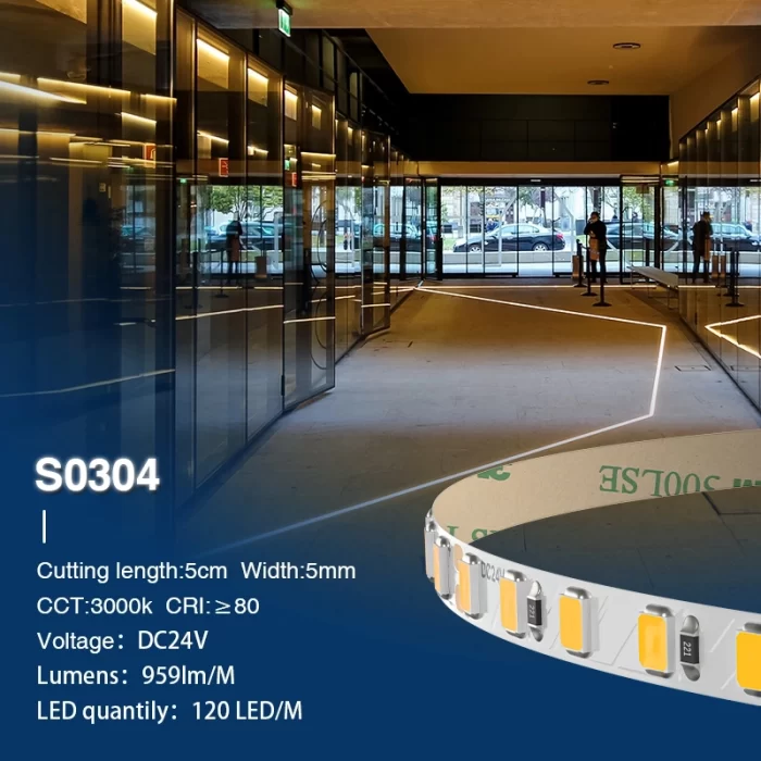 LED Strip Lights - 8w/3000k/959lm/70LEDs/120˚ - Kosoom S0304-Uncategorized--S0304