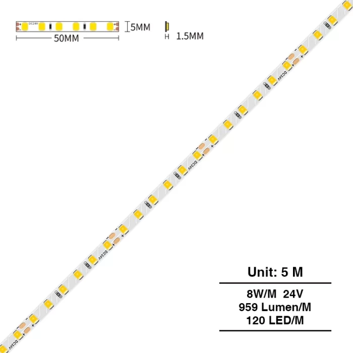 LED Strip Lights - 8w/3000k/959lm/70LEDs/120˚ - Kosoom S0304-Green LED Strip Lights--S0304