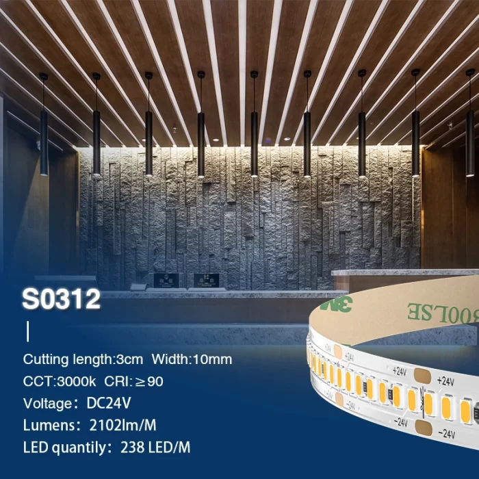 LED Strip Lights - 20w/3000k/2102lm/238LEDs - Kosoom S0312-LED Light Strips for Room--S0312