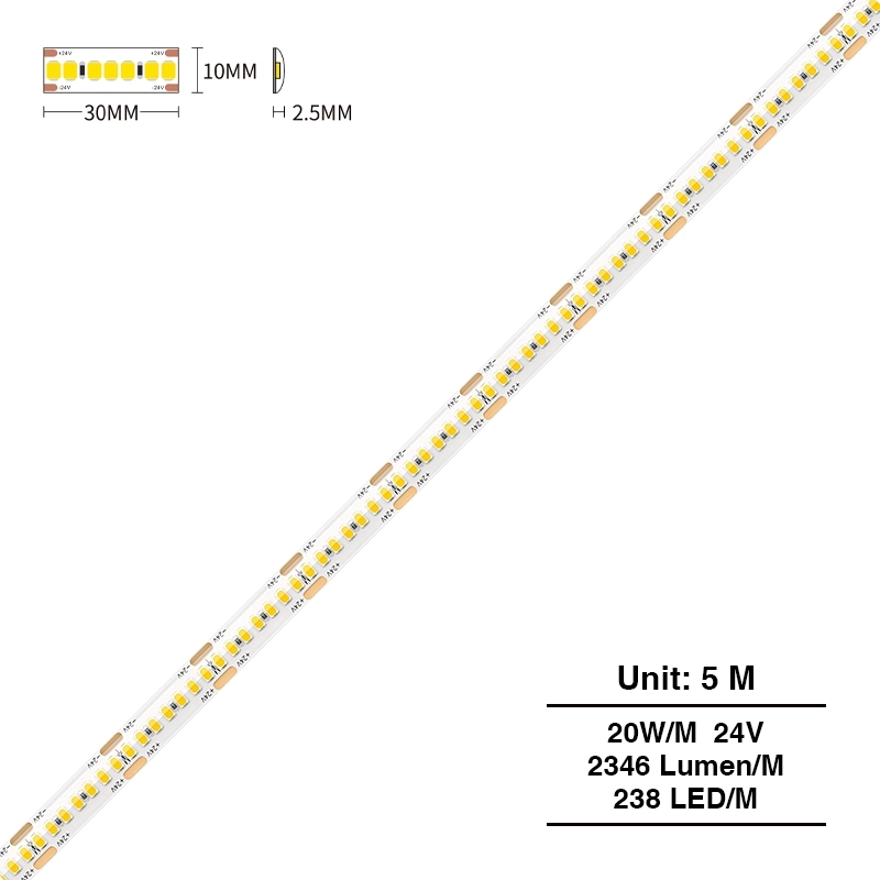 LED Strip Lights - 20w/3000k/2346lm/70LEDs - Kosoom S0404-Shelf Strip Lights--S0404