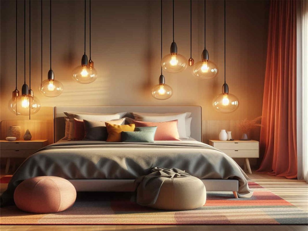 bedroom pendant lights