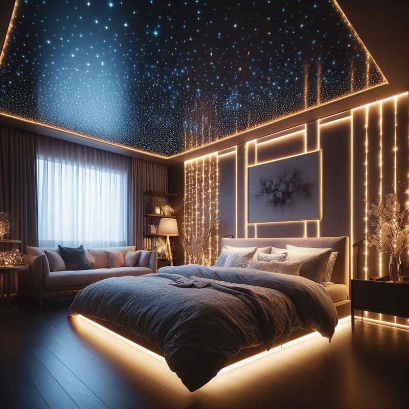 bedroom led lights