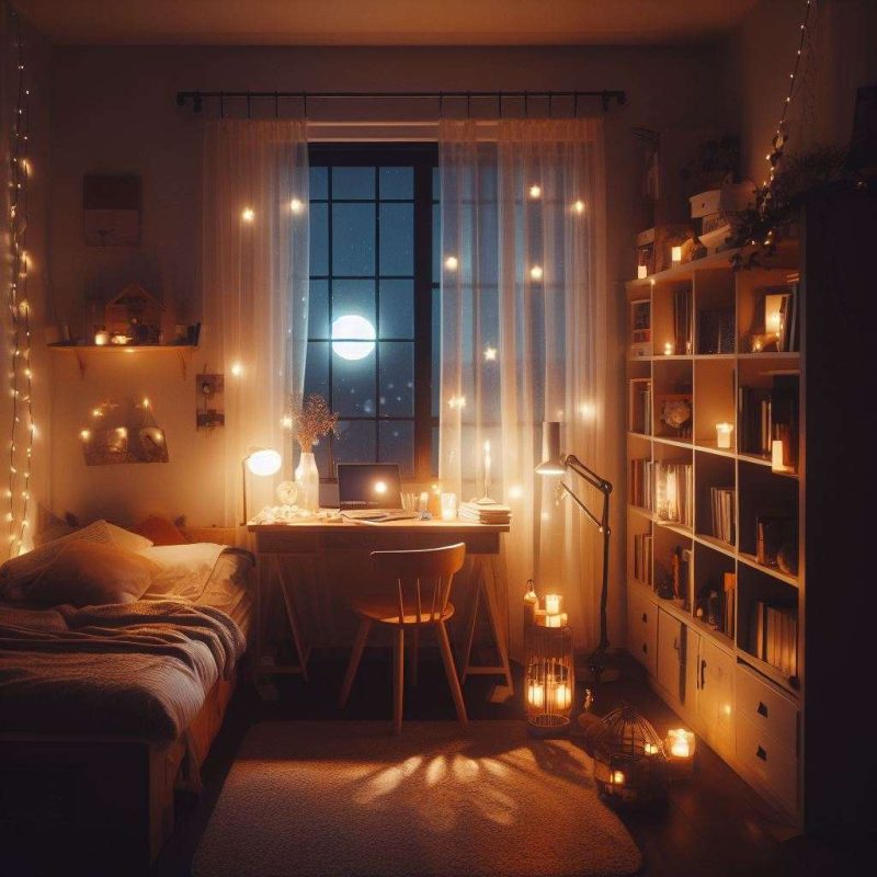 small bedroom lighting