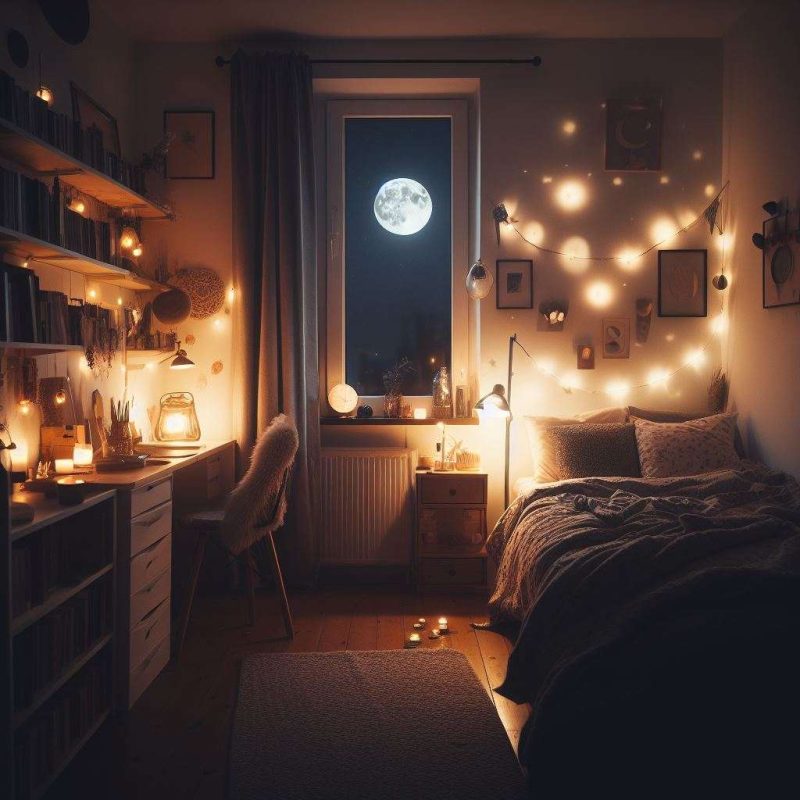 small bedroom lighting