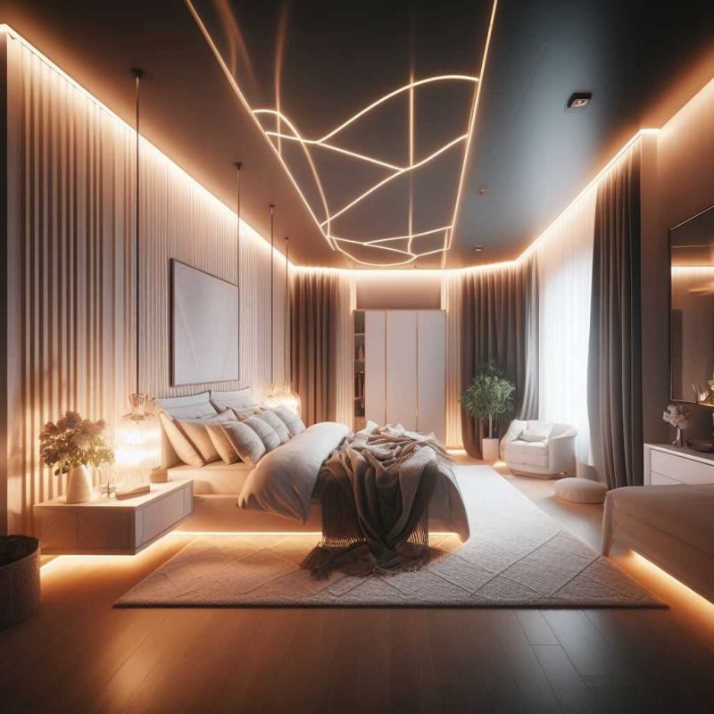 small bedroom lighting