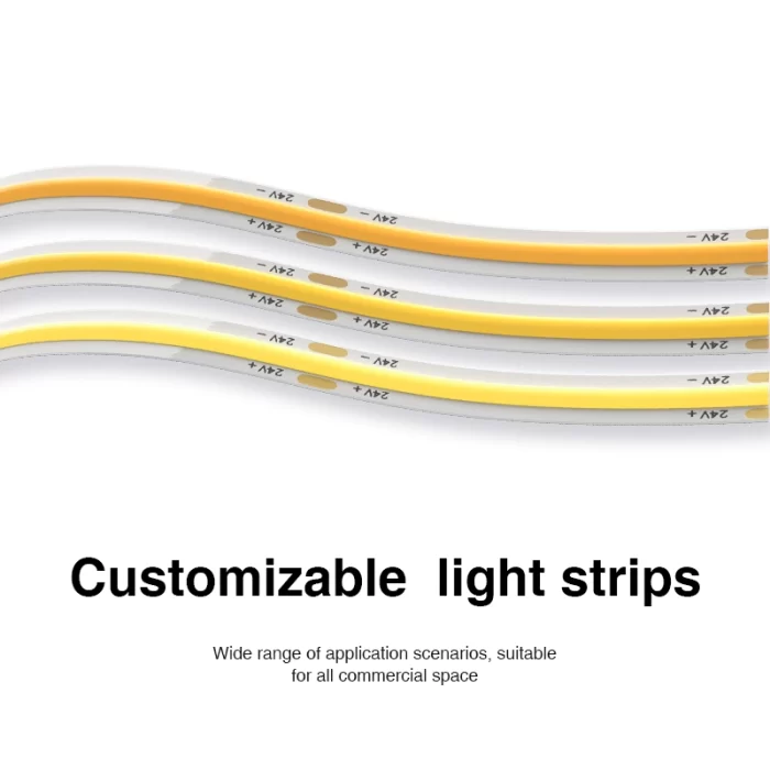 COB LED Strip Lights - 480LEDs/MT/11w/3000k/905lm/140˚ - Kosoom S0209-Plug In LED Strip Lights--主图6