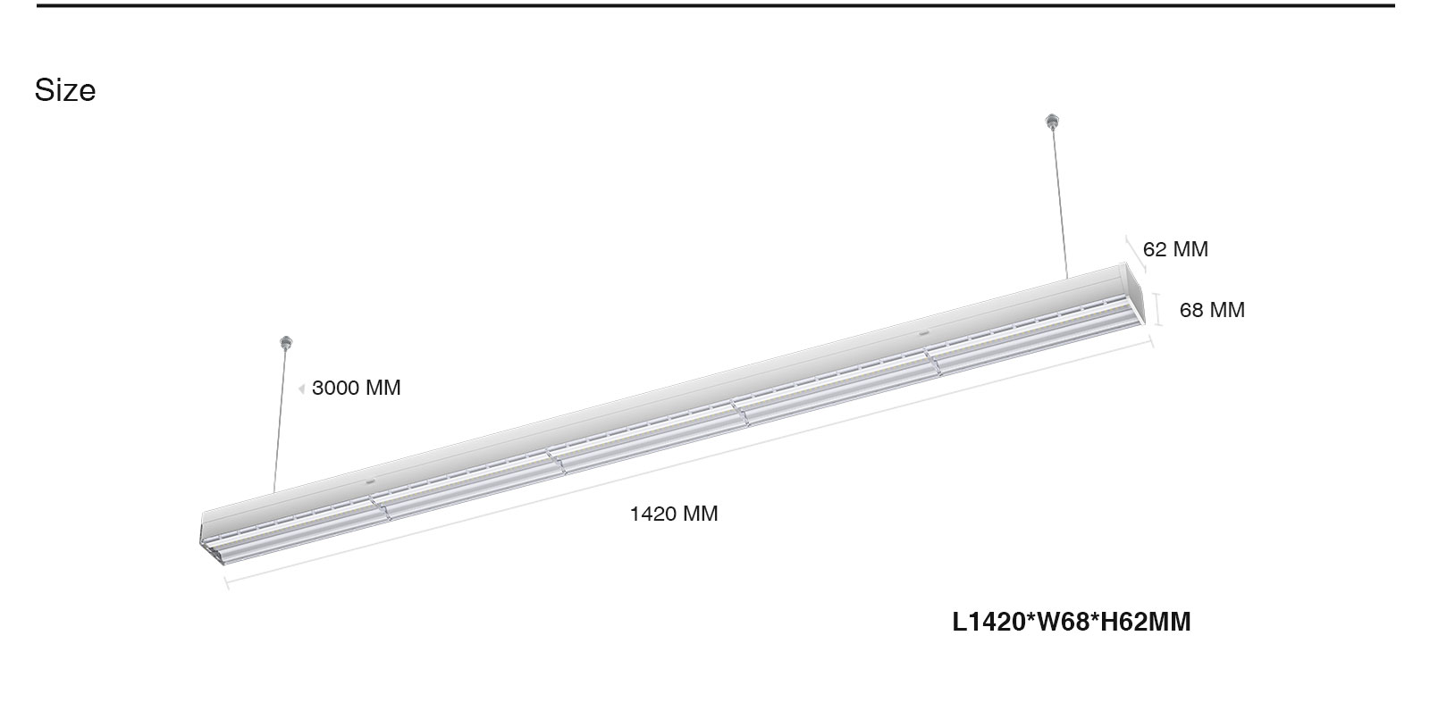 LED Light Accessories for LED Linear Light - Kosoom L0115B-Accessories--ML00203
