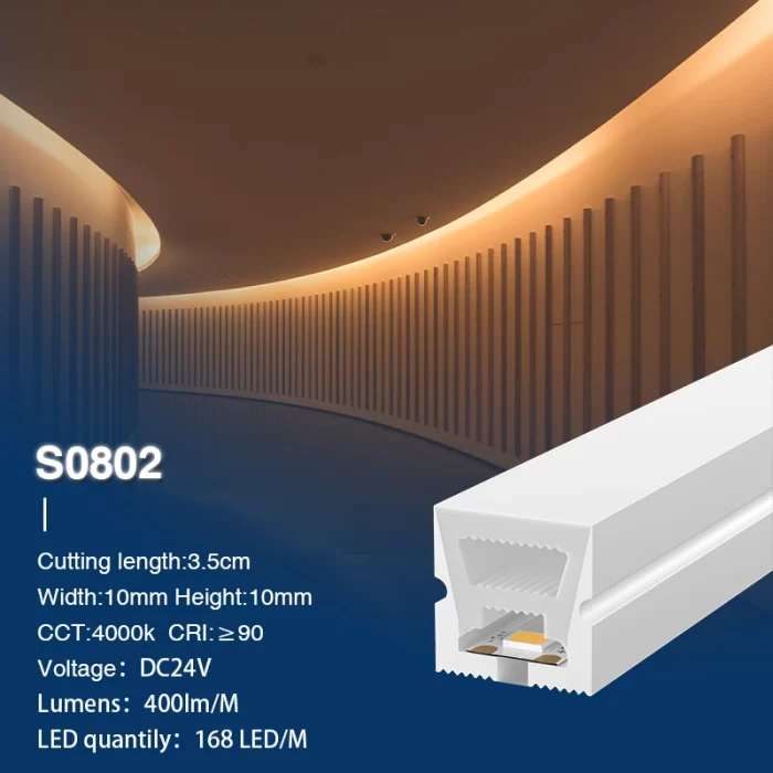 Neon LED Strip Lights(50m) - IP65/9.6w/4000k/400lm - Kosoom S0802-LED Light Strips for Bedroom--S0802
