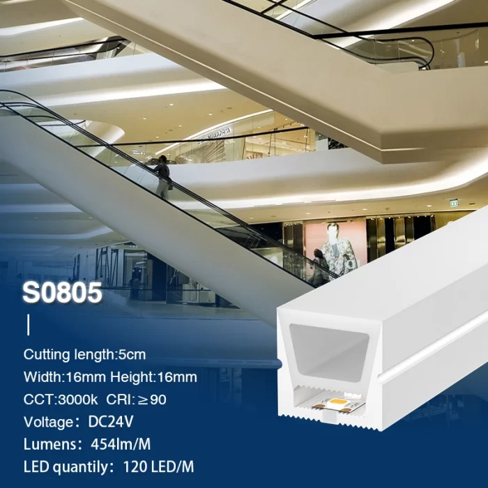 Neon LED Strip Lights(50m) - IP65/9.6w/3000k/381lm - Kosoom S0805-LED Light Strips for Room--S0805