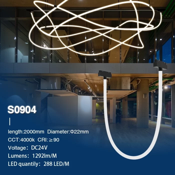 Neon LED Strip Lights - IP65/38.4w/4000k/1292lm - Kosoom S0904-LED Strip Lights for Stairs--主图2