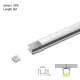 LED Profile - 2 meters compressed covers and caps / CN-SL10 L2000*17.2*14.4mm - Kosoom SP31-LED Strip Profile--01