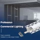 LED Profile - 2 meters compressed covers and caps / CN-SA01 L2000*64.2*13.8mm - Kosoom SP44-LED Profile--02