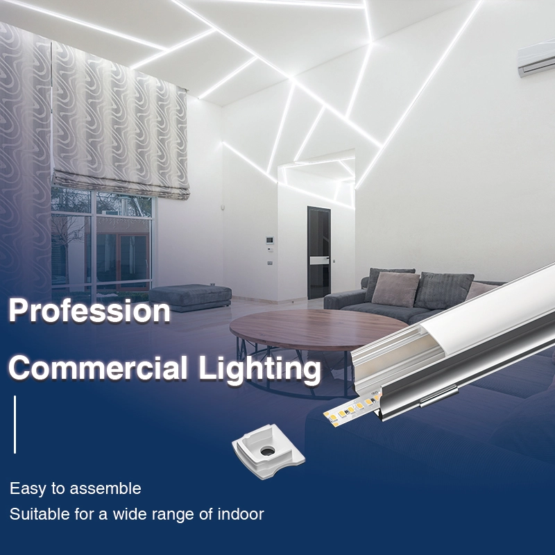 LED Profile - 2 meters compressed covers and caps / CN-SL10 L2000*17.2*14.4mm - Kosoom SP31-LED Strip Profile--02