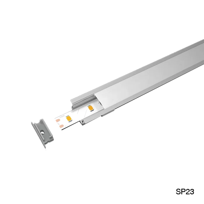 LED Profile - 2 meters compressed covers and caps / CN-619 L2000 * 30.3 * 9.8mm - Kosoom SP23-LED Profile--03