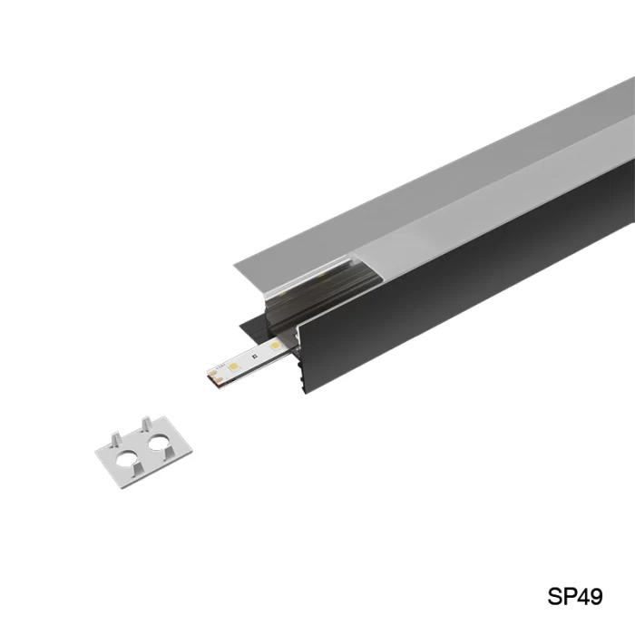 2 meters compressed covers and caps / CN-SA02 L2000*61.8*13.8mm - LED Profile - Kosoom SP49-LED Strip Profile--03