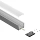 LED Profile - 2 meters compressed covers and caps / CN-SU06 L2000*48.5*35mm - Kosoom SP42-LED Profile--04