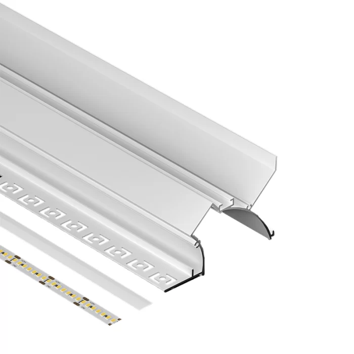 2 meters compressed covers and caps / CN-RL03 L2000*90*57.7mm - LED Profile - Kosoom SP55-LED Profile--04