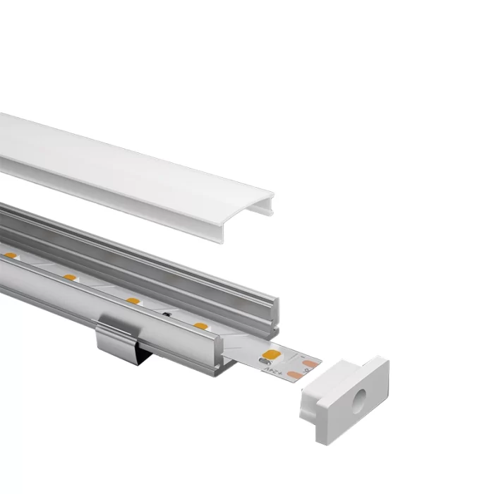 LED Profile - 2 meters compressed covers and caps / CN-SL05 L2000*17.4*7mm - Kosoom SP26-LED Profile--04