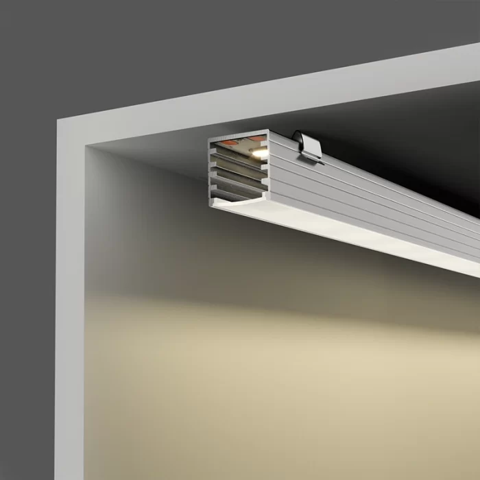 LED Profile - 2 meters compressed covers and caps / CN-SL07 L2000*14.2*14.3mm - Kosoom SP28-LED Aluminium Profile--06